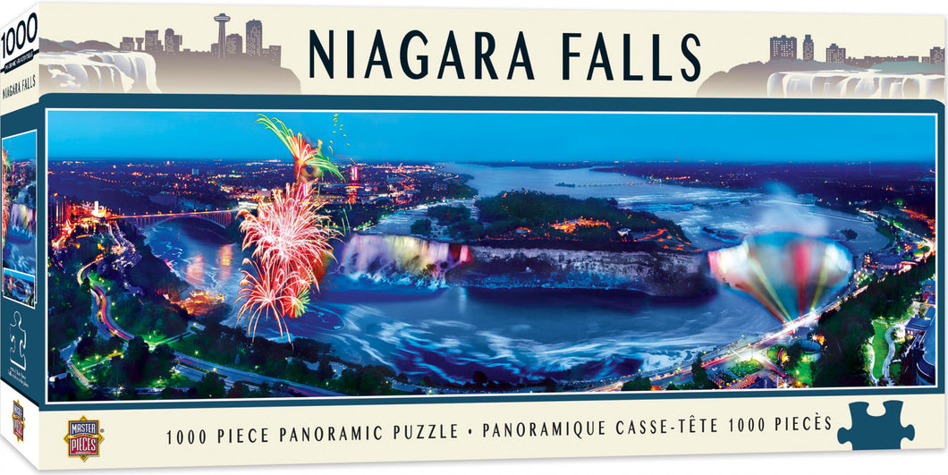 Masterpieces Puzzle City Panoramic Niagara Falls Puzzle 1,000 pieces