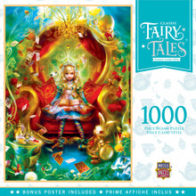 Load image into Gallery viewer, Masterpieces Puzzle Classic Fairy Tales Alice in Wonderland Tea Party Time Puzzle 1,000 pieces
