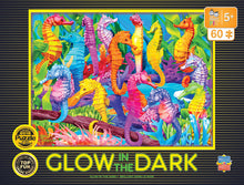 Load image into Gallery viewer, Masterpieces Puzzle Glow in the Dark Singing Seahorses Puzzle 60 pieces
