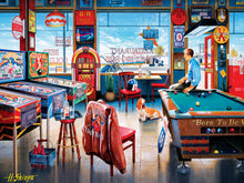 Load image into Gallery viewer, Masterpieces Puzzle Drive Ins, Diners &amp; Dives Pockets Pool &amp; Pub Puzzle 550 pieces

