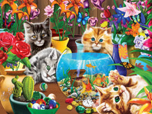 Load image into Gallery viewer, Masterpieces Puzzle Family Hour Marvelous Kittens Ez Grip Puzzle 400 pieces
