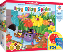 Load image into Gallery viewer, Masterpieces Puzzle Educational Sing-a-Long The Itsy, Bitsy Spider Puzzle 24 pieces
