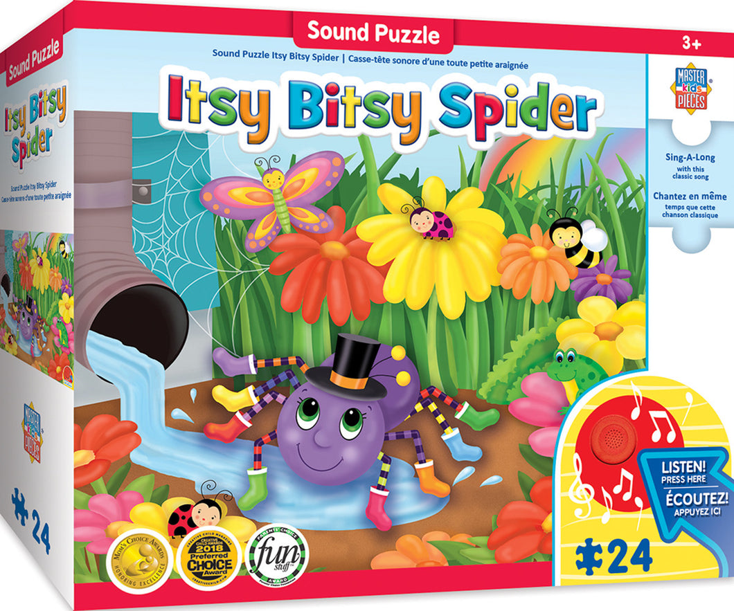 Masterpieces Puzzle Educational Sing-a-Long The Itsy, Bitsy Spider Puzzle 24 pieces