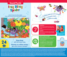 Load image into Gallery viewer, Masterpieces Puzzle Educational Sing-a-Long The Itsy, Bitsy Spider Puzzle 24 pieces

