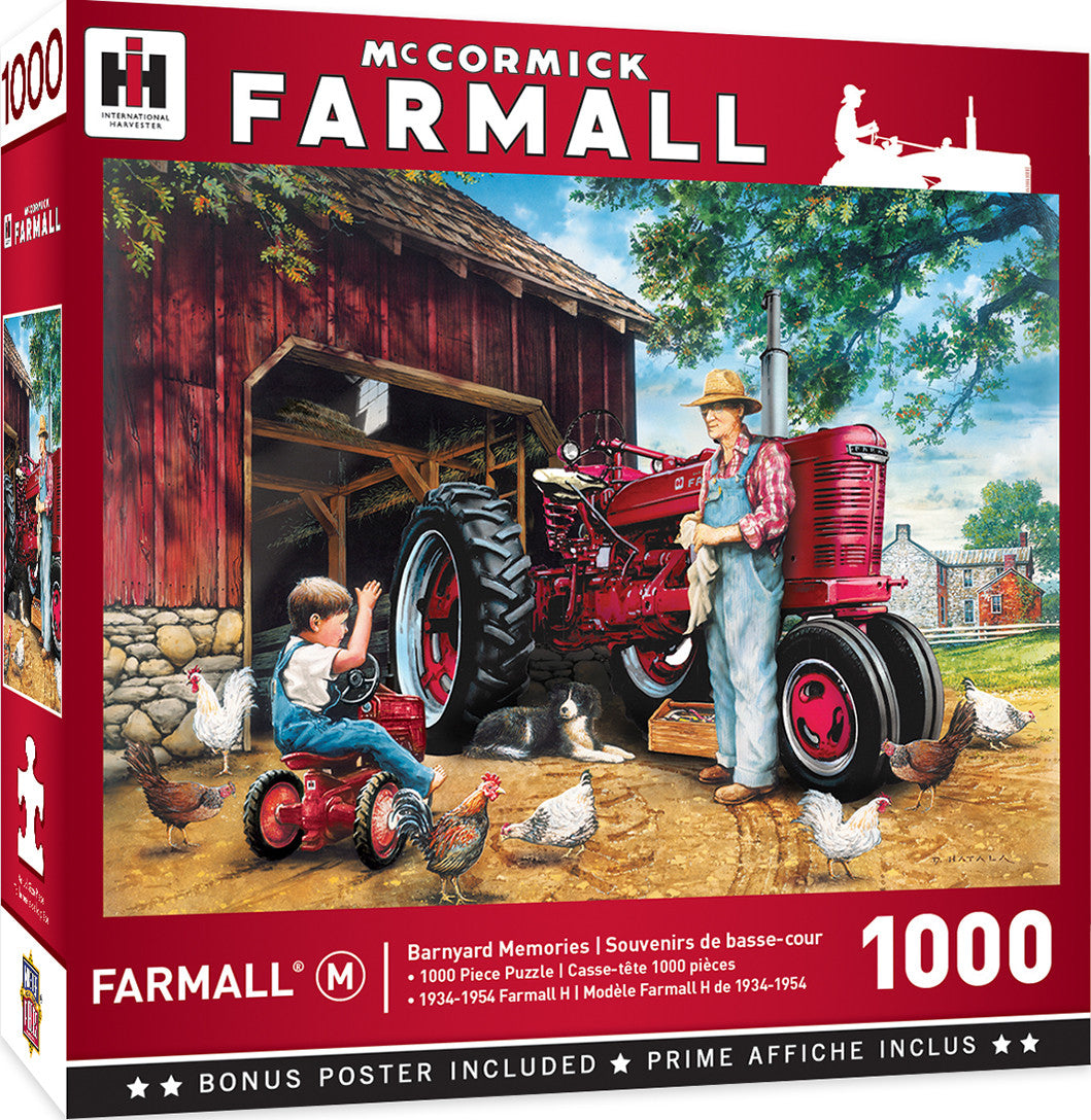 Masterpieces Puzzle Farmall Barnyard Memories Puzzle 1,000 pieces