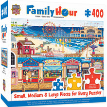 Load image into Gallery viewer, Masterpieces Puzzle Family Hour Ocean Park Ez Grip Puzzle 400 pieces
