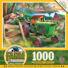 Load image into Gallery viewer, Masterpieces Puzzle Farm and Country Deer Crossing Puzzle 1,000 pieces
