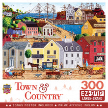 Load image into Gallery viewer, Masterpieces Puzzle Town &amp; Country Home Port Ez Grip Puzzle 300 pieces
