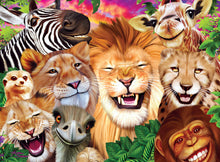 Load image into Gallery viewer, Masterpieces Puzzle Selfies Safari Sillies Puzzle 200 pieces
