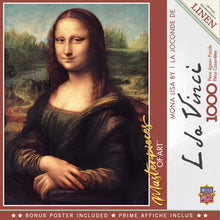 Load image into Gallery viewer, Masterpieces Puzzle Masterpieces of Art Mona Lisa Puzzle 1,000 pieces
