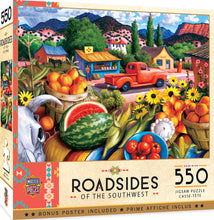 Load image into Gallery viewer, Masterpieces Puzzle Roadside of the Southwest Summer Fresh Puzzle 550 pieces
