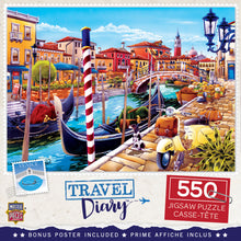 Load image into Gallery viewer, Masterpieces Puzzle Travel Diary Venice Puzzle 550 pieces
