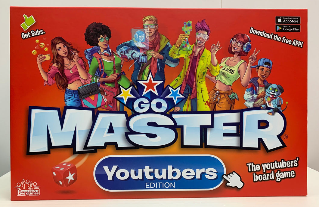 Go Master Youtubers Edition You Tube Board Game
