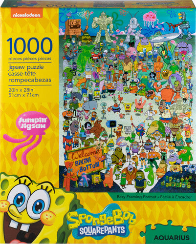 Aquarius Puzzle Spongebob Squarepants Cast Puzzle 1,000 pieces
