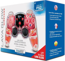 Load image into Gallery viewer, PS2 dreamGEAR Lava Glow Wireless Controller - Red
