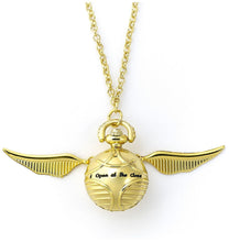 Load image into Gallery viewer, Harry Potter Watch Golden Snitch Watch Necklace
