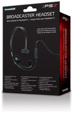 Load image into Gallery viewer, PS3 dreamGEAR Broadcaster Headset - Black
