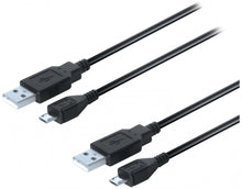 Load image into Gallery viewer, XB1 dreamGEAR Charge &amp; Play Duo Cable Pack - Black
