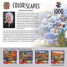 Load image into Gallery viewer, Masterpieces Puzzle Colorscapes Santorini Sky Puzzle 1,000 pieces
