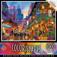Load image into Gallery viewer, Masterpieces Puzzle Colorscapes New Orleans Style Puzzle 1,000 pieces
