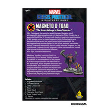 Load image into Gallery viewer, Marvel Crisis Protocol Magneto and Toad
