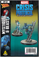 Load image into Gallery viewer, Marvel Crisis Protocol Beast and Mystique
