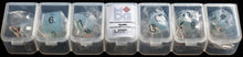 Load image into Gallery viewer, MDG Gemstone Polyhedral Dice Set 16mm - Opalite
