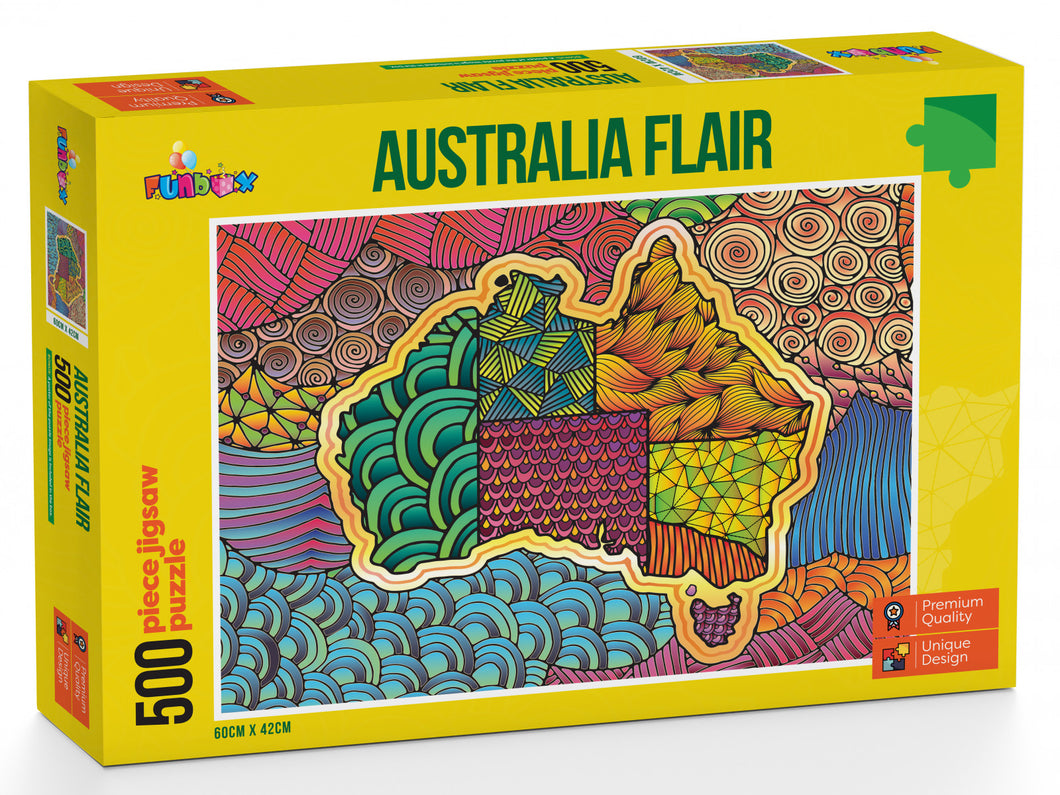 Funbox Puzzle Australia Flair Puzzle 500 pieces