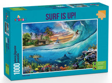 Load image into Gallery viewer, Funbox Puzzle Surf Is Up! Puzzle 1,000 pieces
