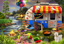 Load image into Gallery viewer, Funbox Puzzle Holiday Days Caravanning Puzzle 1,000 pieces
