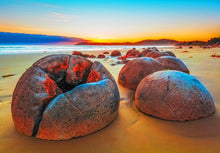 Load image into Gallery viewer, Funbox Puzzle Moeraki Boulders New Zealand Puzzle 1,000 pieces
