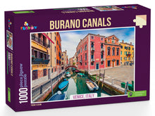 Load image into Gallery viewer, Funbox Puzzle Burano Canals Venice Italy Puzzle 1,000 pieces
