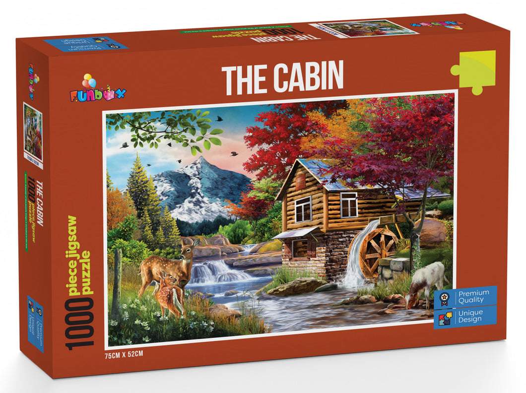 Funbox Puzzle Perfect Places the Cabin Puzzle 1,000 pieces