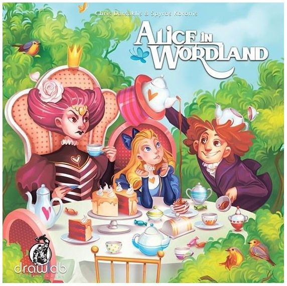 Alice in Wordland Tabletop Gaming Board game Draw Lab