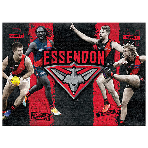 AFL Puzzle Essendon Bombers 4 Player Puzzle 1,000 pieces