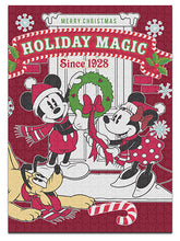 Load image into Gallery viewer, Licensed Puzzle Disney Christmas Mickey and Minnie Mouse Puzzle 1,000 pieces
