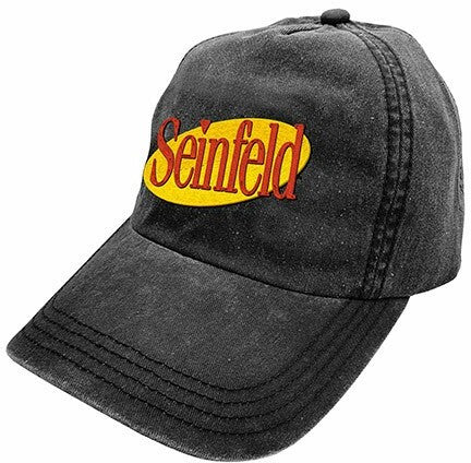 Seinfeld Washed Black Cap