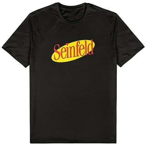 Seinfeld Logo Black T Shirt 2XL