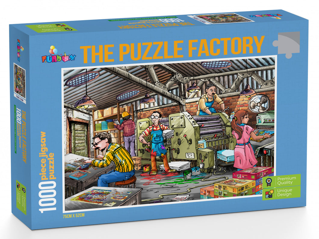 Funbox Puzzle the Puzzle Factory Puzzle 1,000 pieces