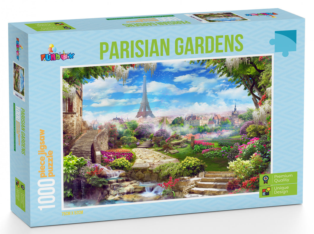 Funbox Puzzle Parisian Gardens Puzzle 1,000 pieces