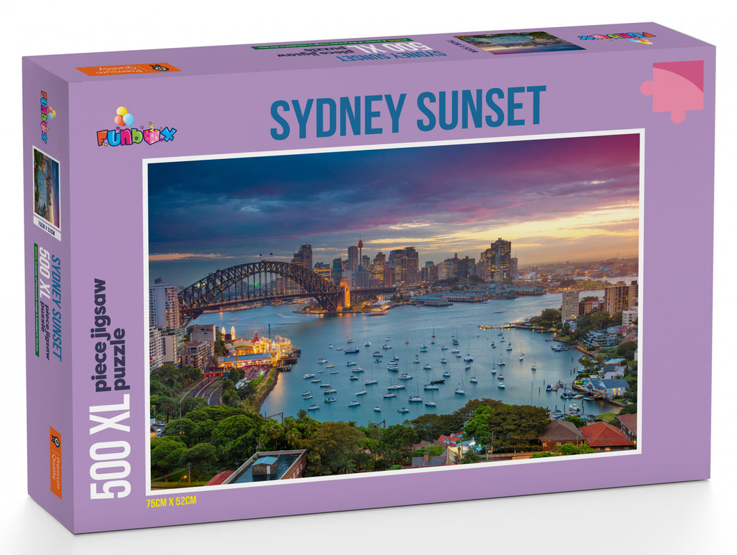 Funbox Puzzle Sydney Sunset Puzzle 500 XL pieces