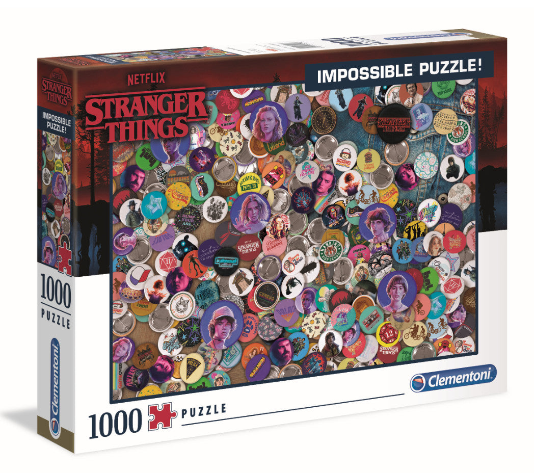 Clementoni Puzzle Netflix Stranger Things Impossible Puzzle 1,000 pieces