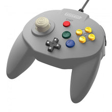Load image into Gallery viewer, N64 Tribute 64 Retro-bit Wired Controller - Classic Grey
