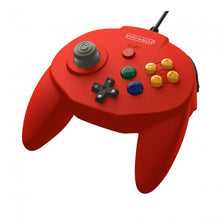 Load image into Gallery viewer, N64 Tribute 64 Retro-bit Wired Controller - Red
