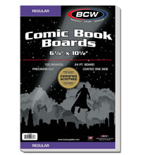 Load image into Gallery viewer, BCW Comic Book Backing Boards (6 7/8 X 10 1/2) (100 Boards Per Packs)
