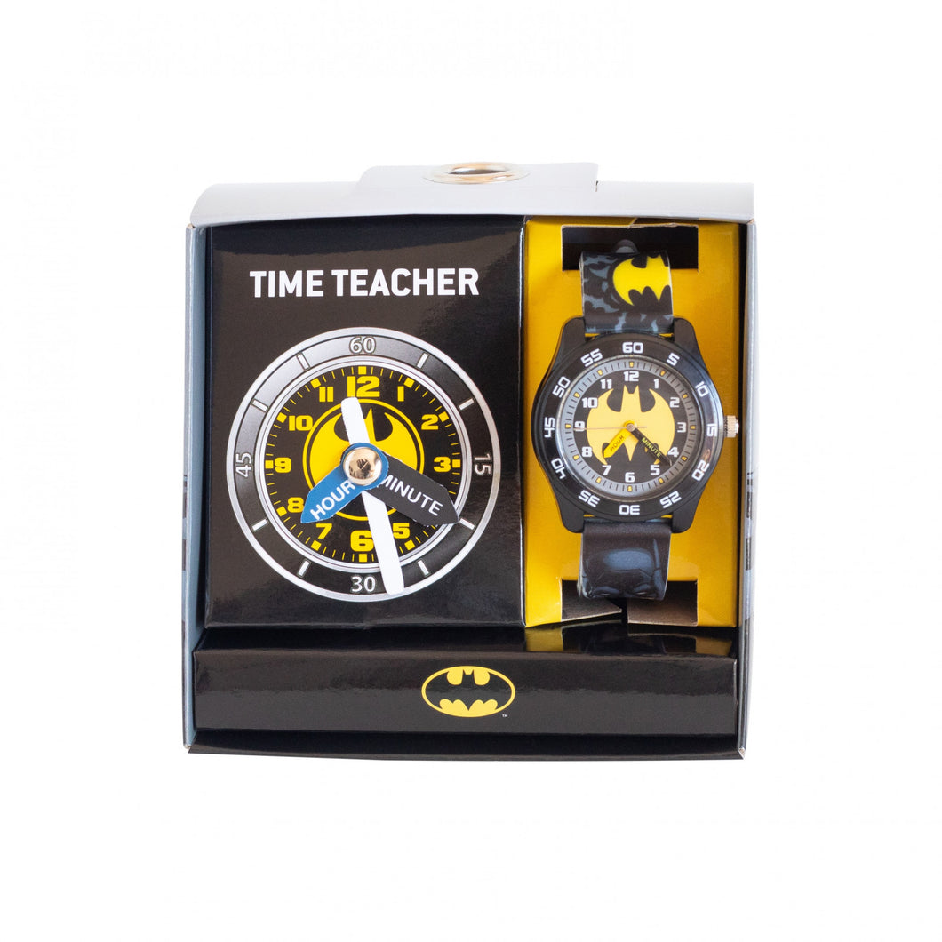 Time Teacher Watch Pack - Batman Printed Strap