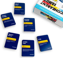 Load image into Gallery viewer, Incohearent Family Edition Card Game
