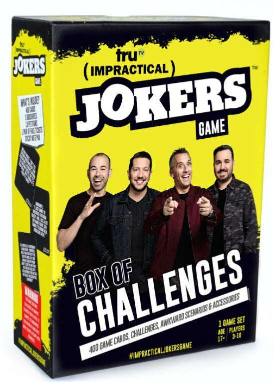Impractical Jokers Box of Challenges (17+) Tru TV Card Game