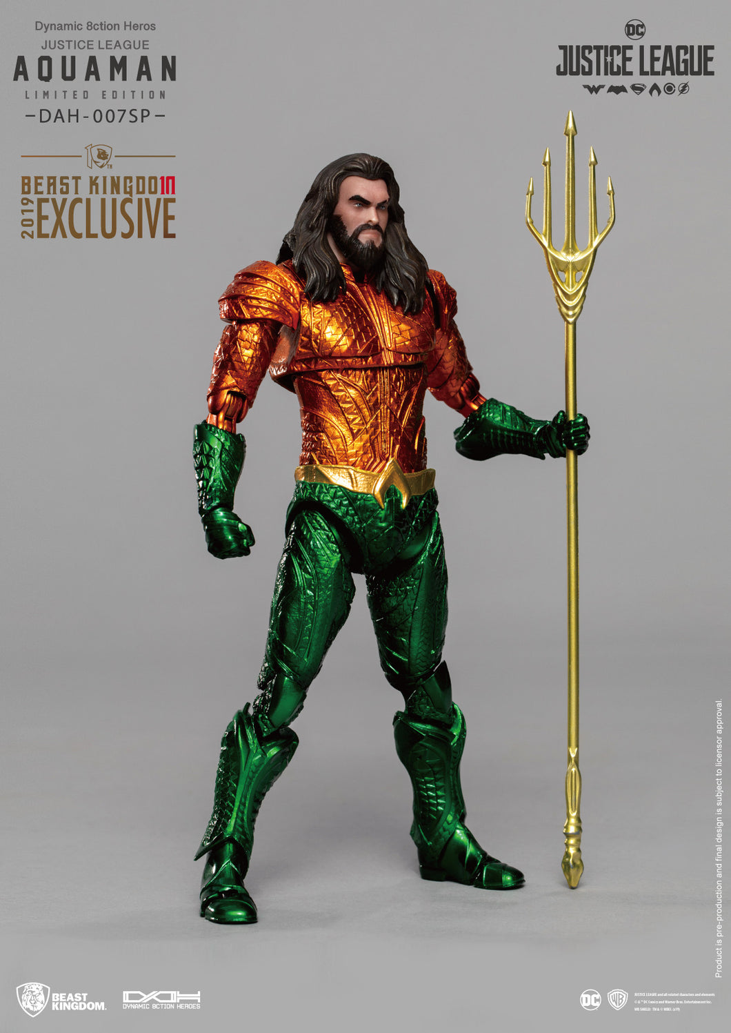 Beast Kingdom Dynamic Action Heroes Justice League Aquaman Limited Edition