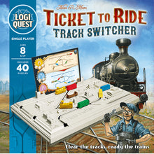 Load image into Gallery viewer, Logiquest Ticket To Ride Track Switcher Logic Puzzle Game
